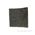 80% laine 20% Poly Double face Tweed Plaid tissu